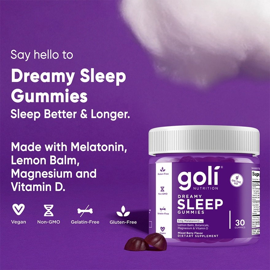 GOLI Dreamy Sleep Gummies 30s