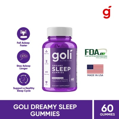GOLI GOLI Dreamy Sleep Gummies 60s
