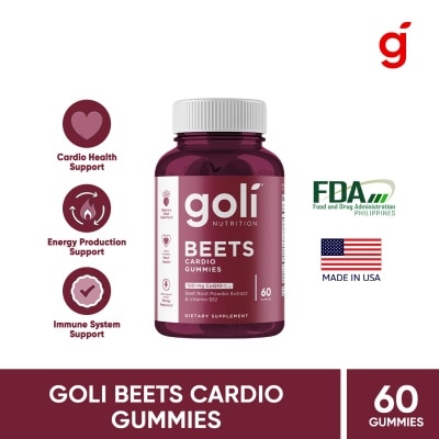 GOLI - GOLI Beets Cardio Gummies 60s