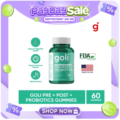 GOLI GOLI Pre+Post+Probiotics Gummies image