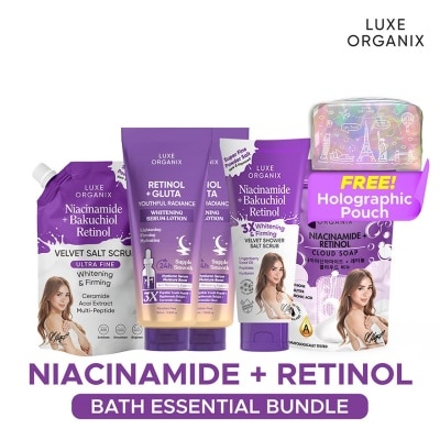 LUXE ORGANIX LUXE ORGANIX Niacinamide + Retinol Body Glow Bundle