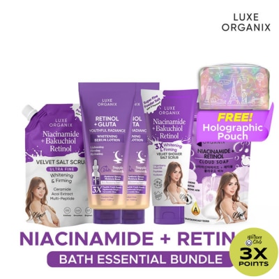 LUXE ORGANIX LUXE ORGANIX Niacinamide + Retinol Body Glow Bundle