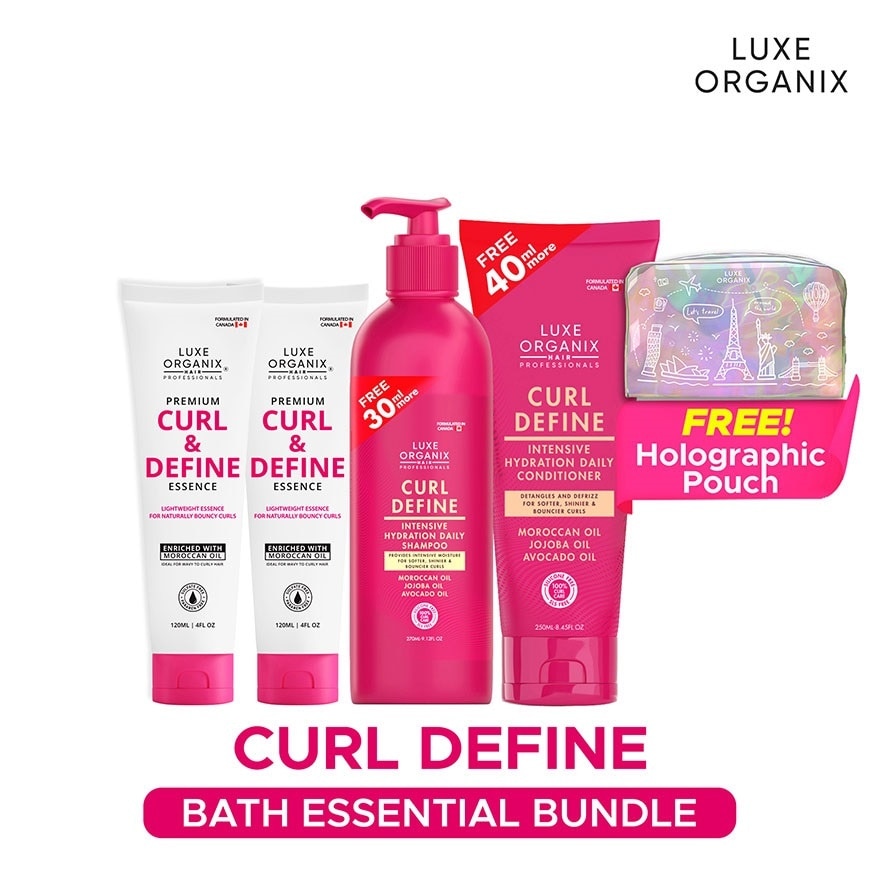 LUXE ORGANIX Curl Define Hair Care Bundle