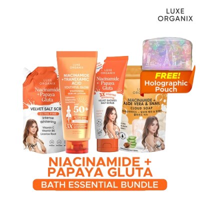 Luxe Organix Papaya+Gluta Gel Sbiancante Viso 200ml, Con Papaya E Glutatione, Senza Alcol E Parabeni, Nuovo