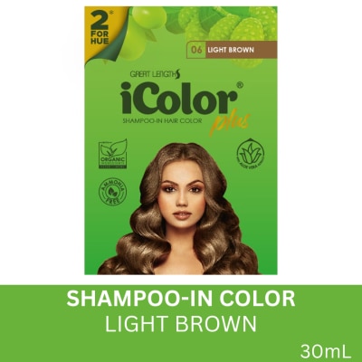 ICOLOR ICOLOR Plus Shampoo Dye 2 For Hue Light Brown 30ml