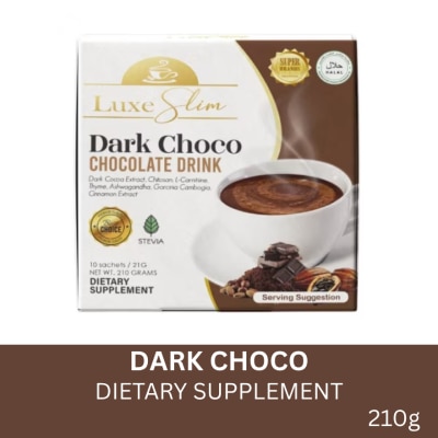 LUXESLIM LUXESLIM Dark Choco Chocolate Drink 21g 10s