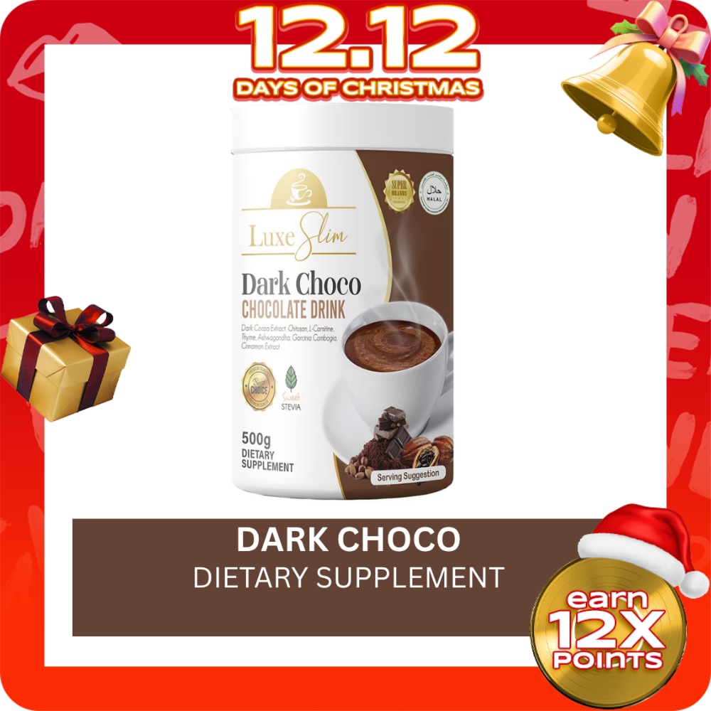 LUXESLIM Dark Choco Chocolate Drink 500g
