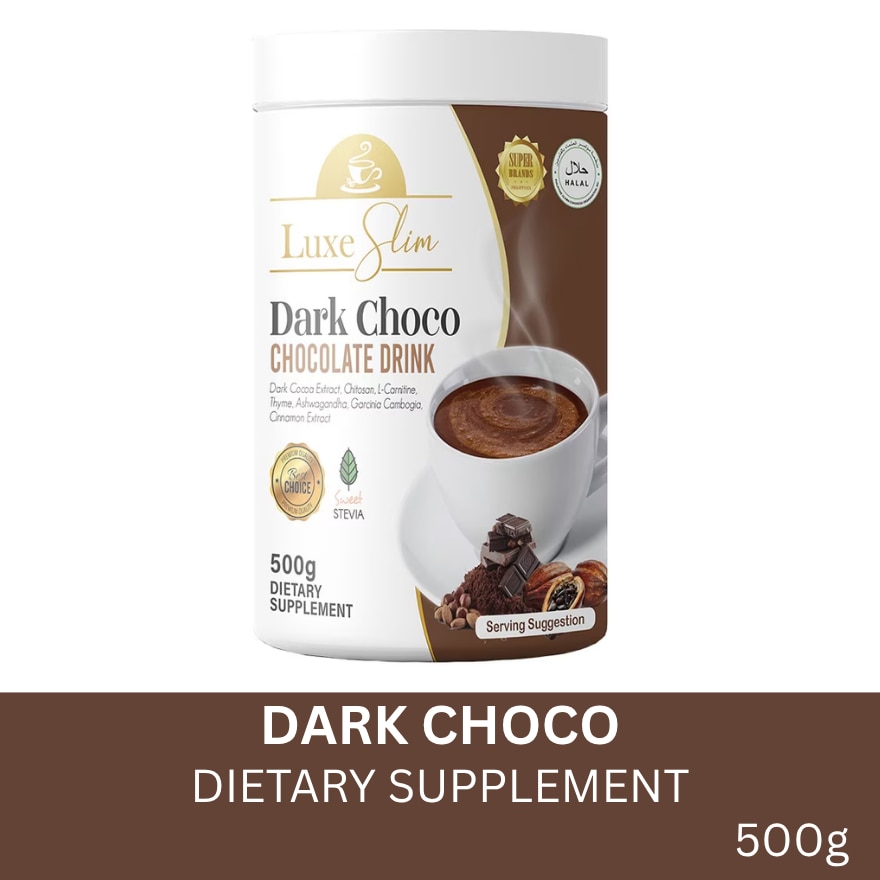 LUXESLIM Dark Choco Chocolate Drink 500g