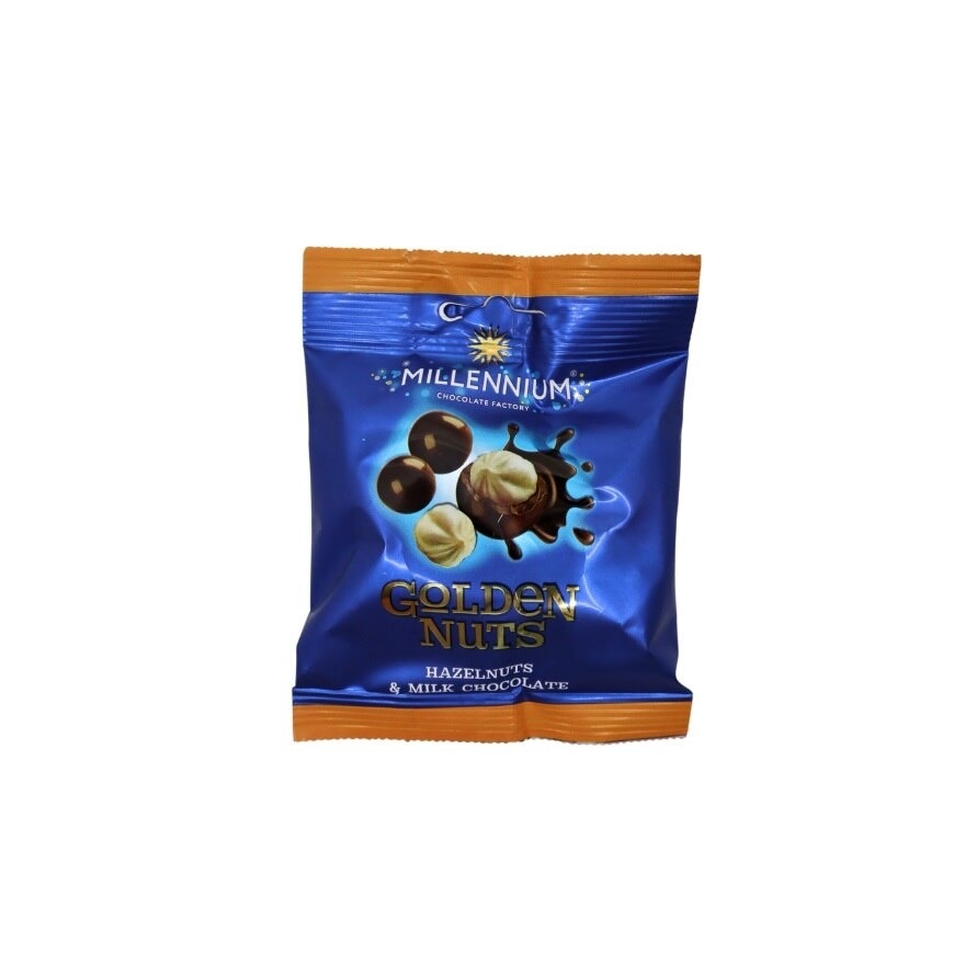 MILLENNIUM Golden Nuts Hazelnuts Milk Chocolate 50g