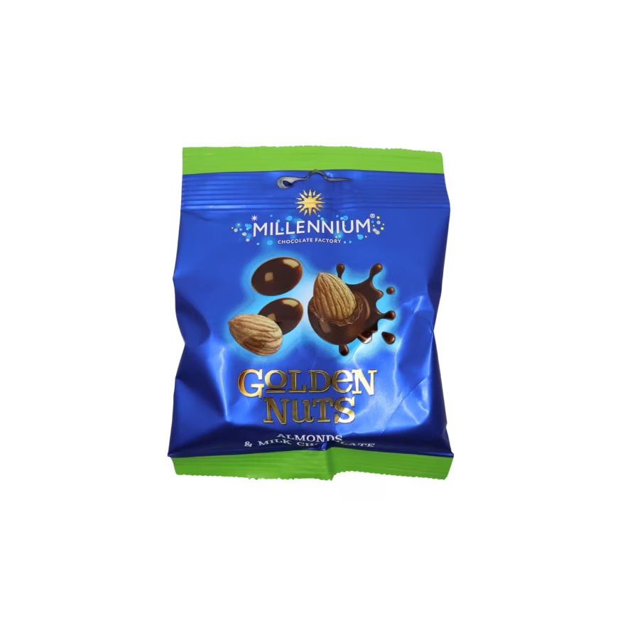 MILLENNIUM Golden Nuts Almonds Milk Chocolate 50g