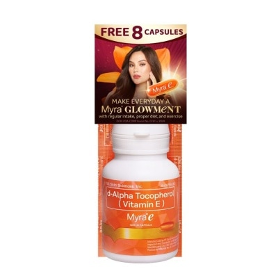 MYRA E MYRA d-Alpha Tocopherol Vitamin E 30+8 Capsules