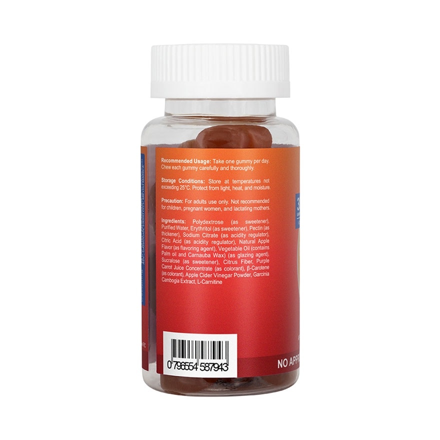 WELLSPRING Sugar Free Fat Burner Gummies 30s