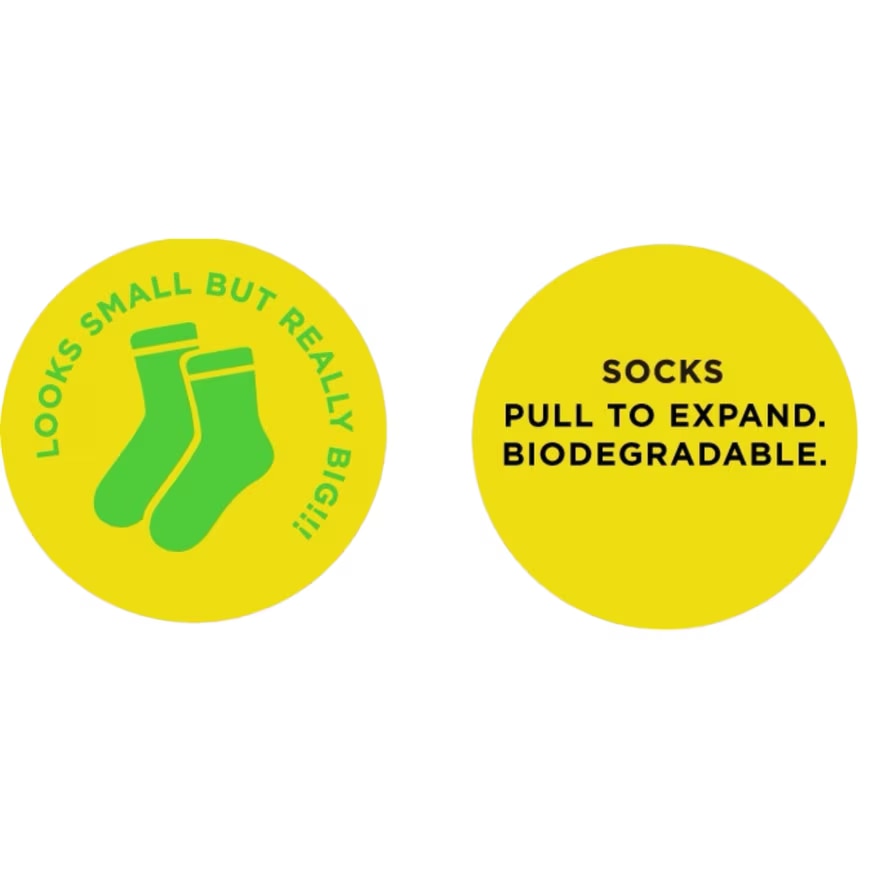 ECO TRAVEL ANKLE SOCKS 2PAIRS PACK