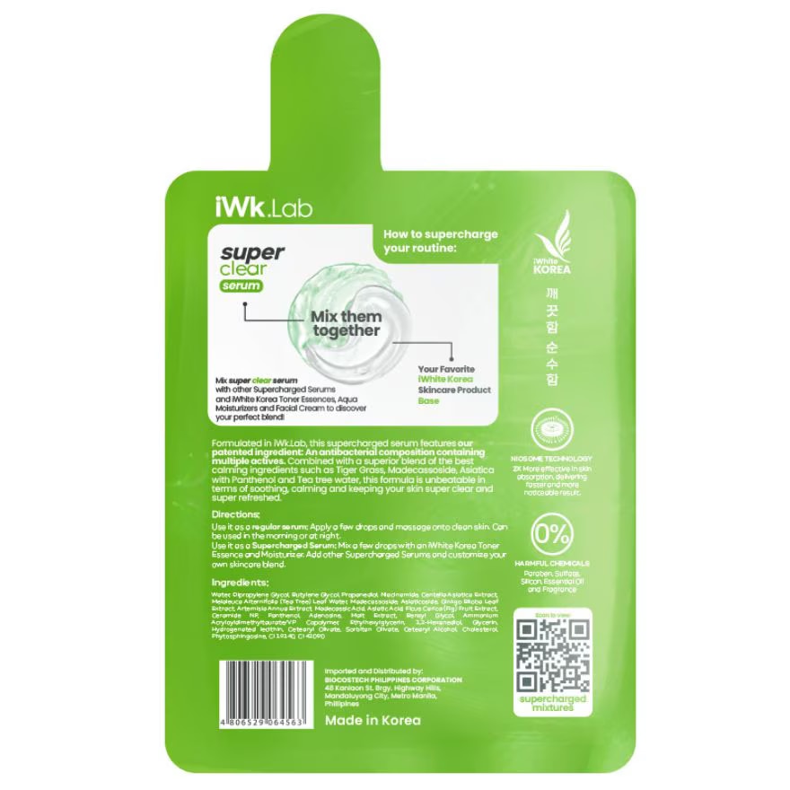 iWhite Korea iWk.Lab Super Clear Serum  10 ml Sachet