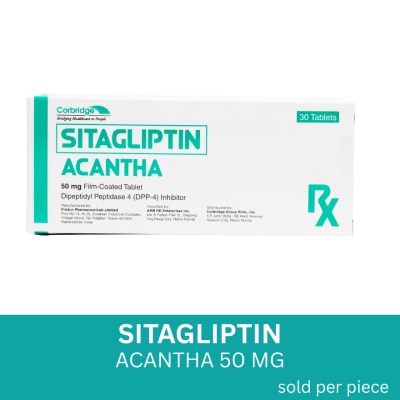 ACANTHA ACANTHA Sitagliptin 50mg Sold Per Piece [PRESCRIPTION REQUIRED]