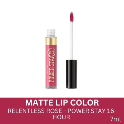 AVON - AVON Power Stay 16-Hour Matte Lip Color 7ml Relentless Rose