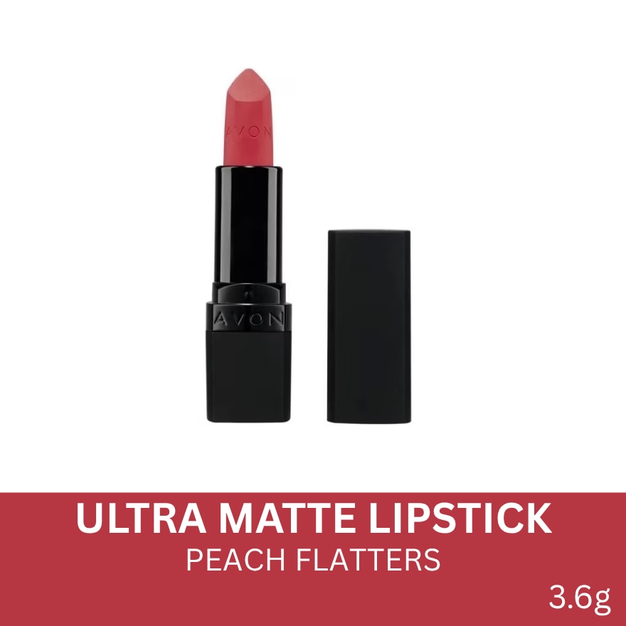 AVON Ultra Matte Lipstick Peach Flatters