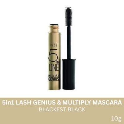 AVON AVON 5 In 1 Lash Genius Multitask And Multiply Mascara 10ml Blackest Black