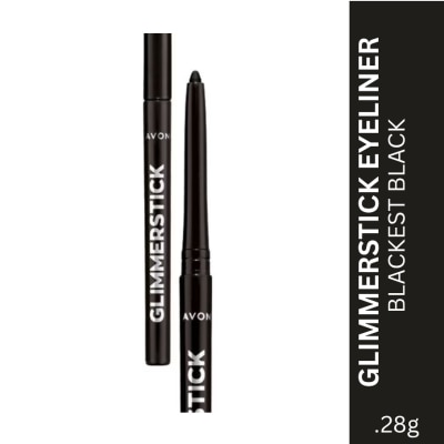 AVON AVON Glimmerstick Eyeliner .28g Blackest Black