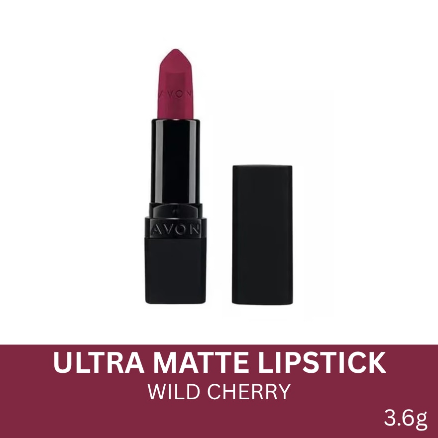 AVON Ultra Matte Lipstick 3.6G Wild Cherry