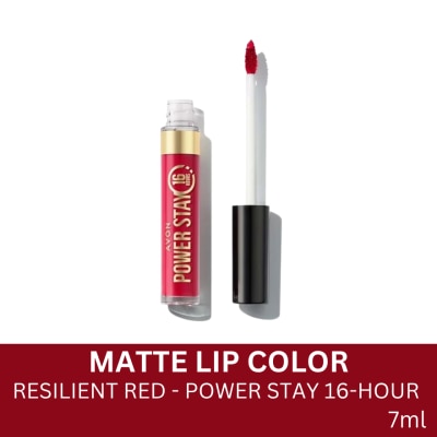 AVON - AVON Power Stay 16-Hour Matte Lip Color 7 ml - Resilient Red