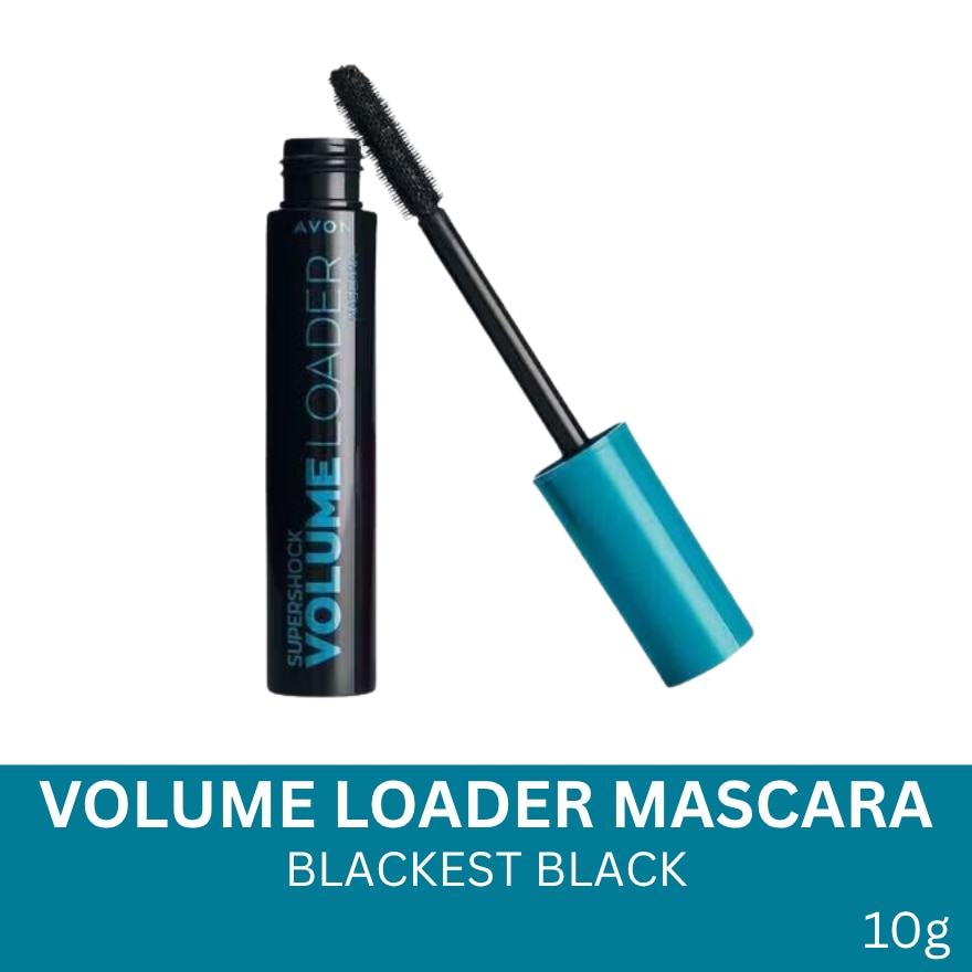 AVON Supershock Volume Loader Mascara 10g Blackest Black