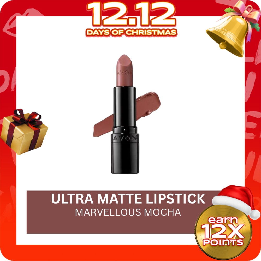 AVON Ultra Matte Lipstick 3.6g Marvellous Mocha