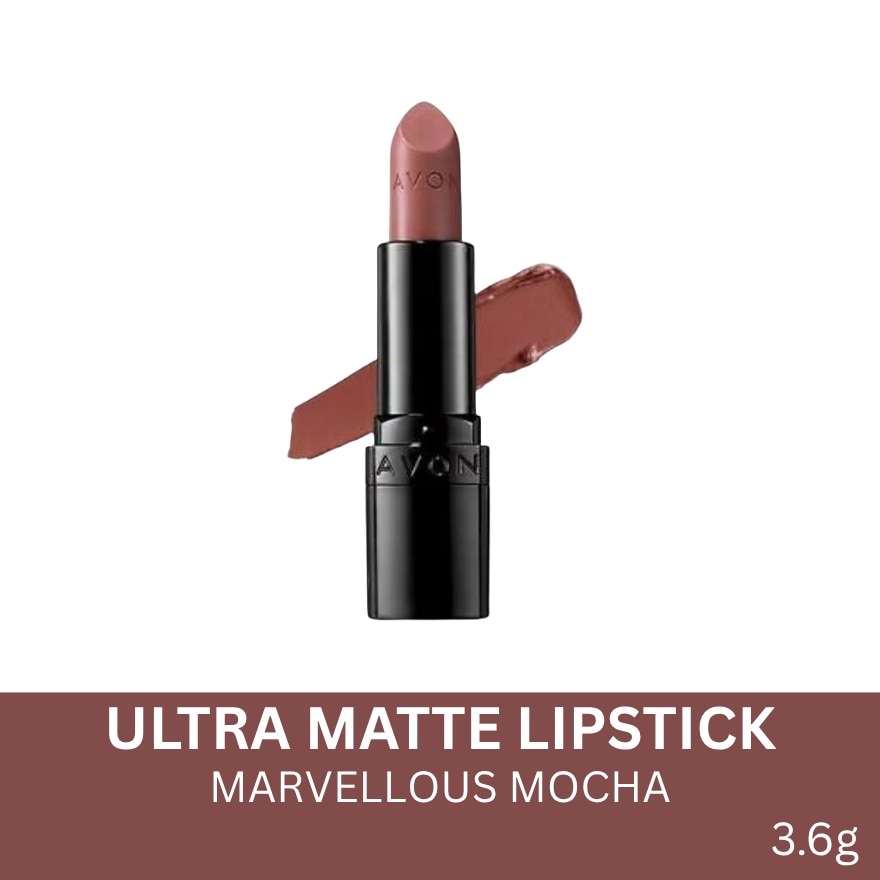 AVON Ultra Matte Lipstick 3.6g Marvellous Mocha