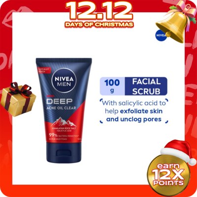 NIVEA Nivea Deep Acne Oil Clear Scrub Mud Foam 100g