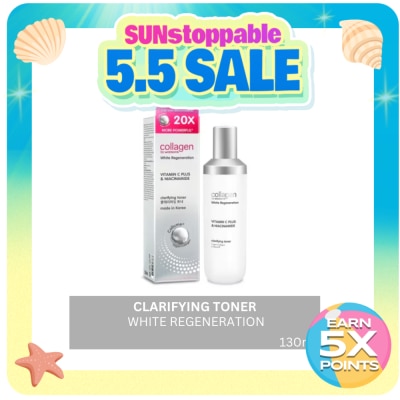 COLLAGEN WS - WATSONS COLLAGEN White Regeneration Clarifying Toner 130ml