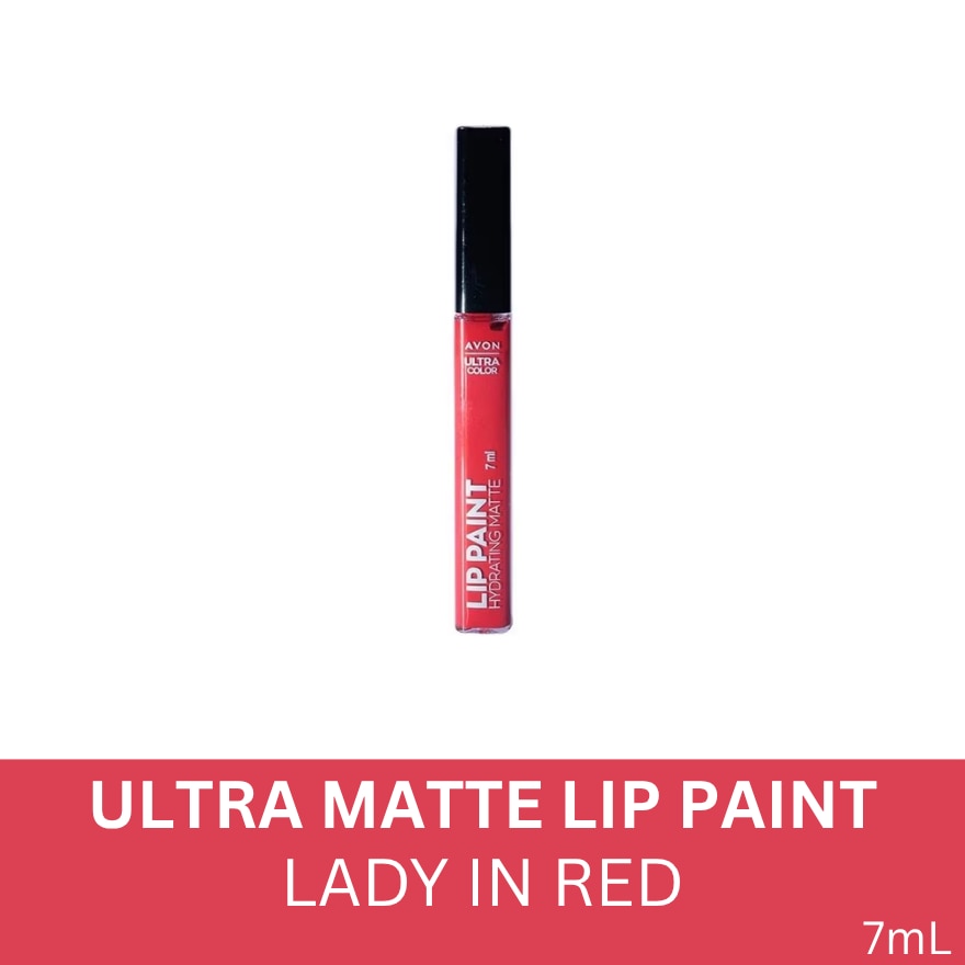 AVON Ultra Matte Lip Paint Lady In Red 7ml