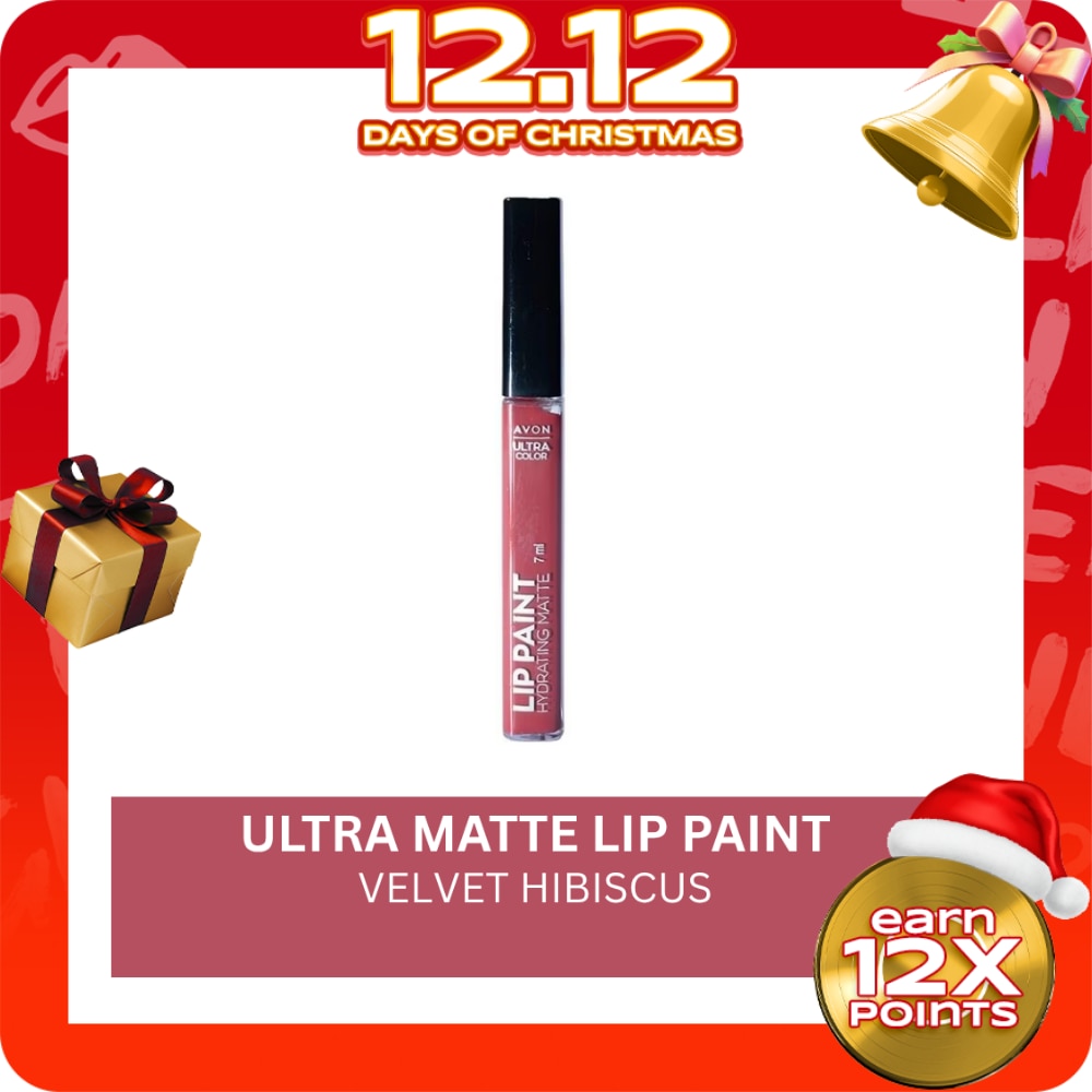 AVON Ultra Matte Lip Paint Velvet Hibiscus 7ml
