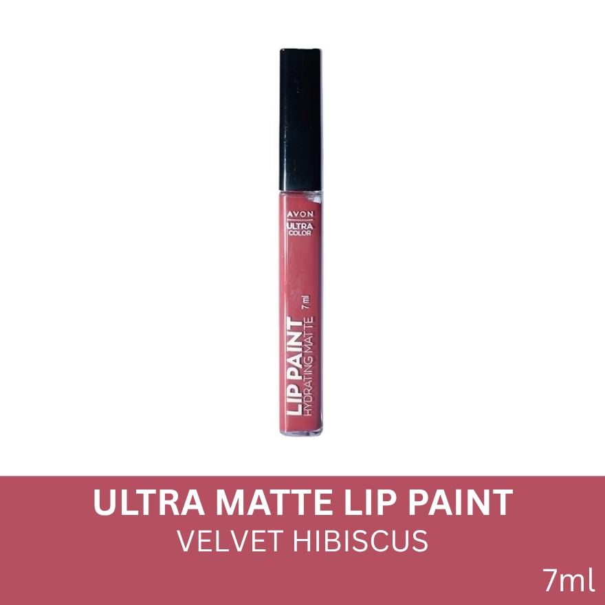 AVON Ultra Matte Lip Paint Velvet Hibiscus 7ml