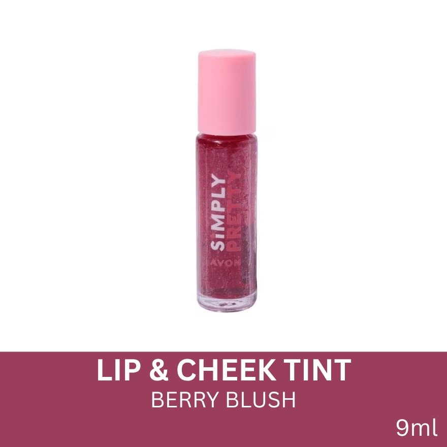AVON Simply Pretty Lip And Cheek Tint Berry Blush 9ml