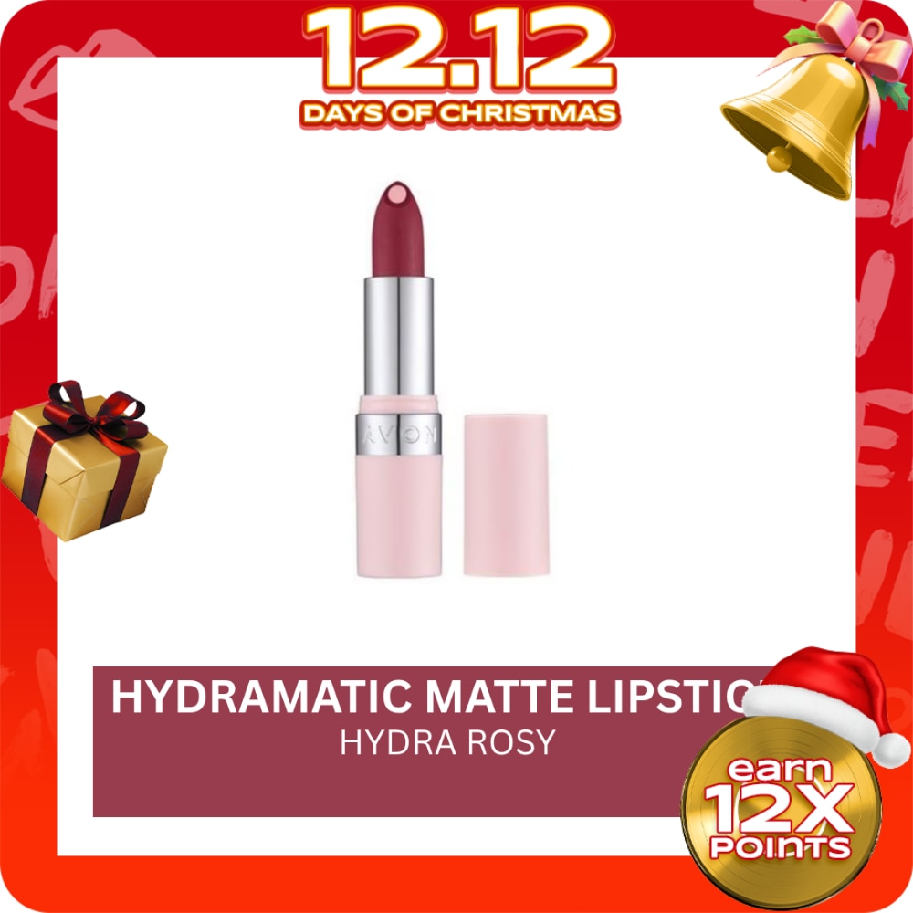 AVON Hydramatic Matte Lipstick Hydra Rosy 3.6g