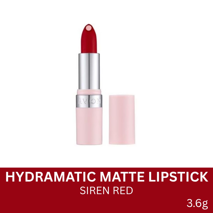 AVON Hydramatic Matte Lipstick Hydra Siren Red 3.6g