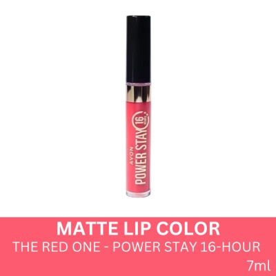 AVON - AVON Power Stay Liquid Lip The Red One 6ml