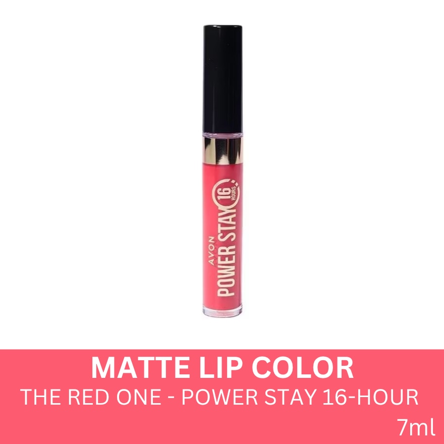 AVON Power Stay Liquid Lip The Red One 6ml