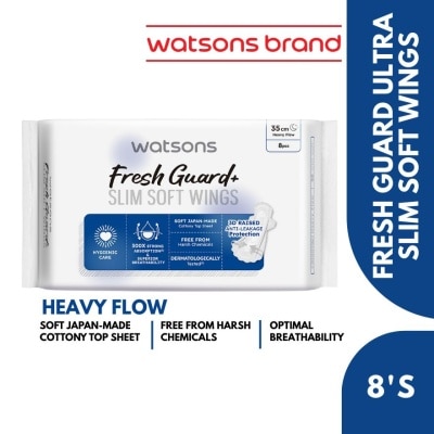 WATSONS WATSONS Fresh Guard Ultra Thin Wings Soft Dry 23cm 24s