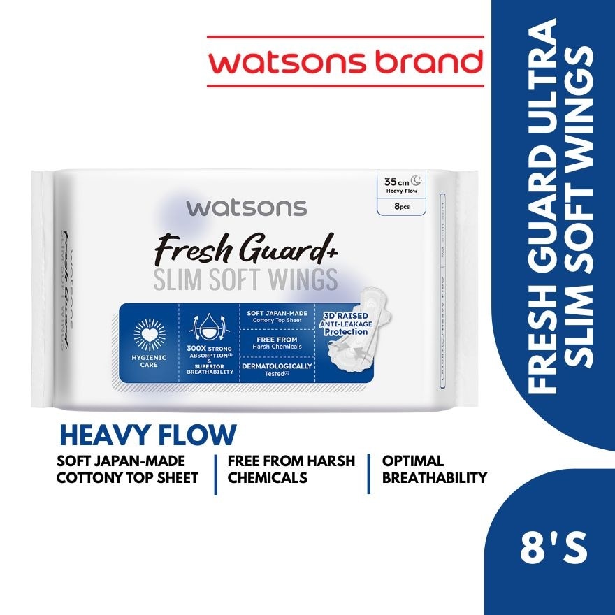 WATSONS Fresh Guard Ultra Thin Wings Soft Dry 23cm 24s