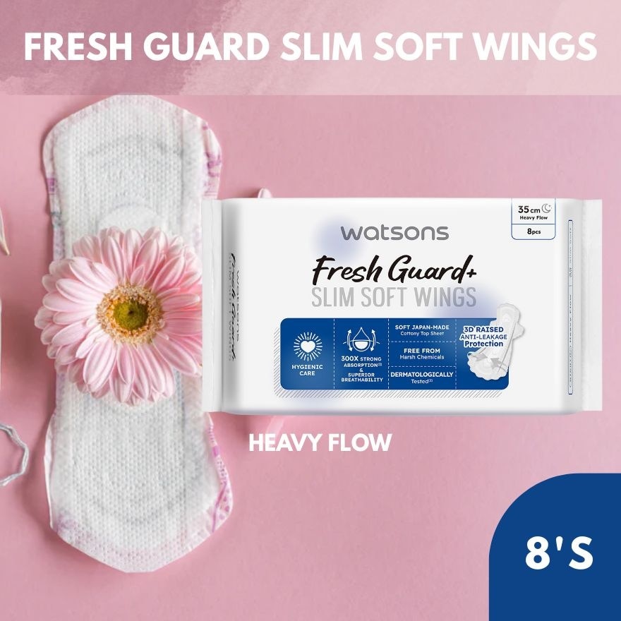 WATSONS Fresh Guard Ultra Thin Wings Soft Dry 23cm 24s