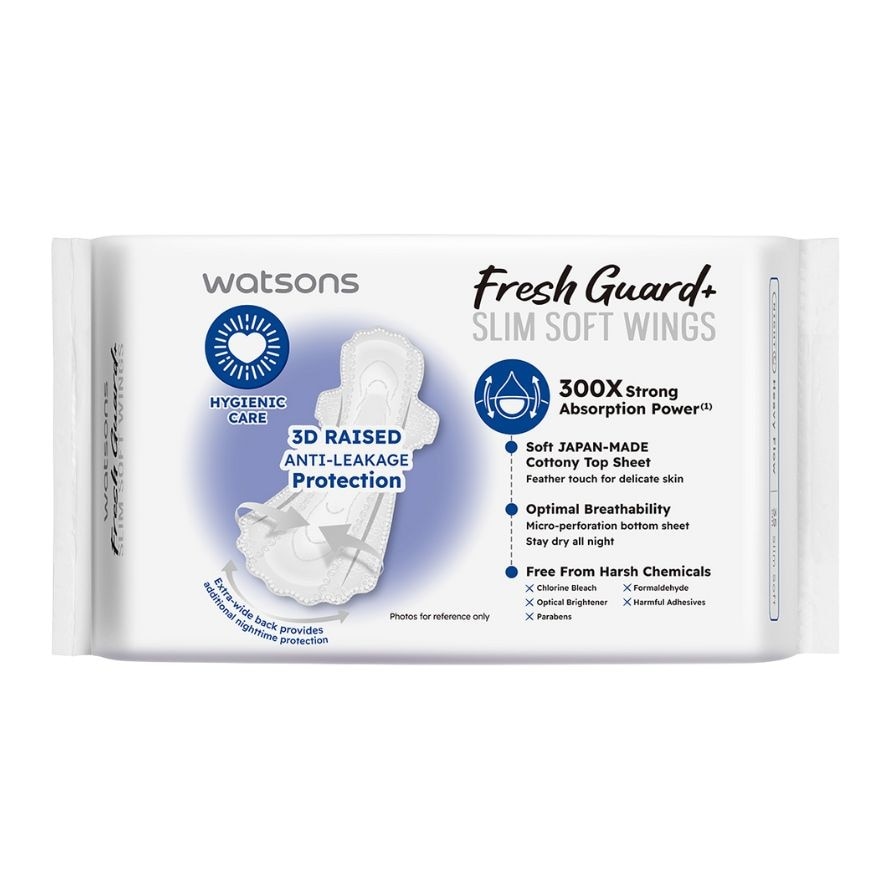 WATSONS Fresh Guard Ultra Thin Wings Soft Dry 23cm 24s