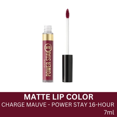 AVON - AVON Power Stay 16 Hour Matte Lip Color In Charge Mauve 7ml
