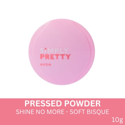 AVON AVON Simply Pretty Shine No More Pressed Powder Soft Bisque 10g
