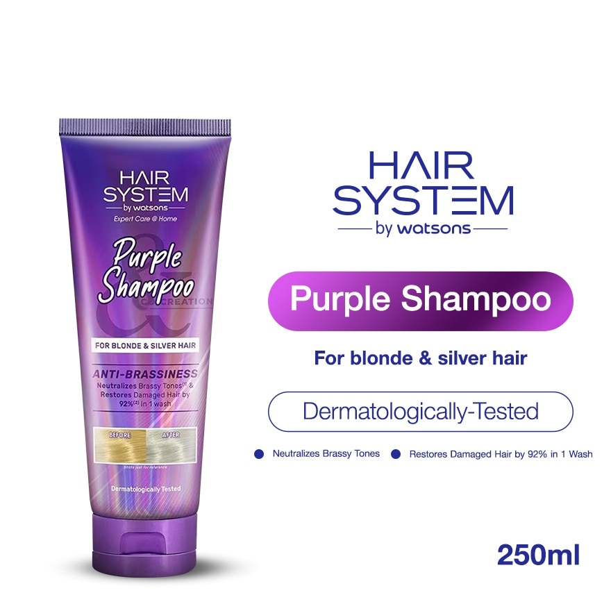 WATSONS Hair System Purple Shampoo 250ml image
