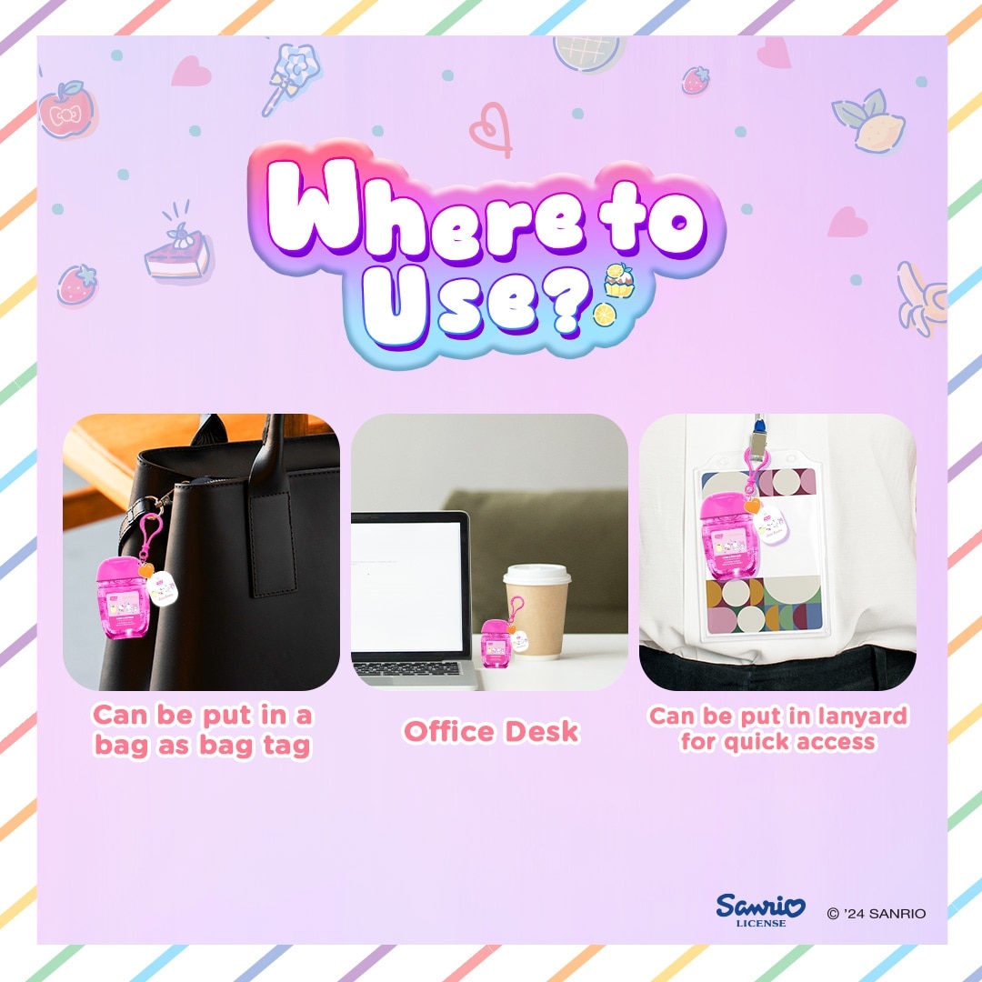 FRESH with Sanrio Characters Hand Sanitizer 30mL