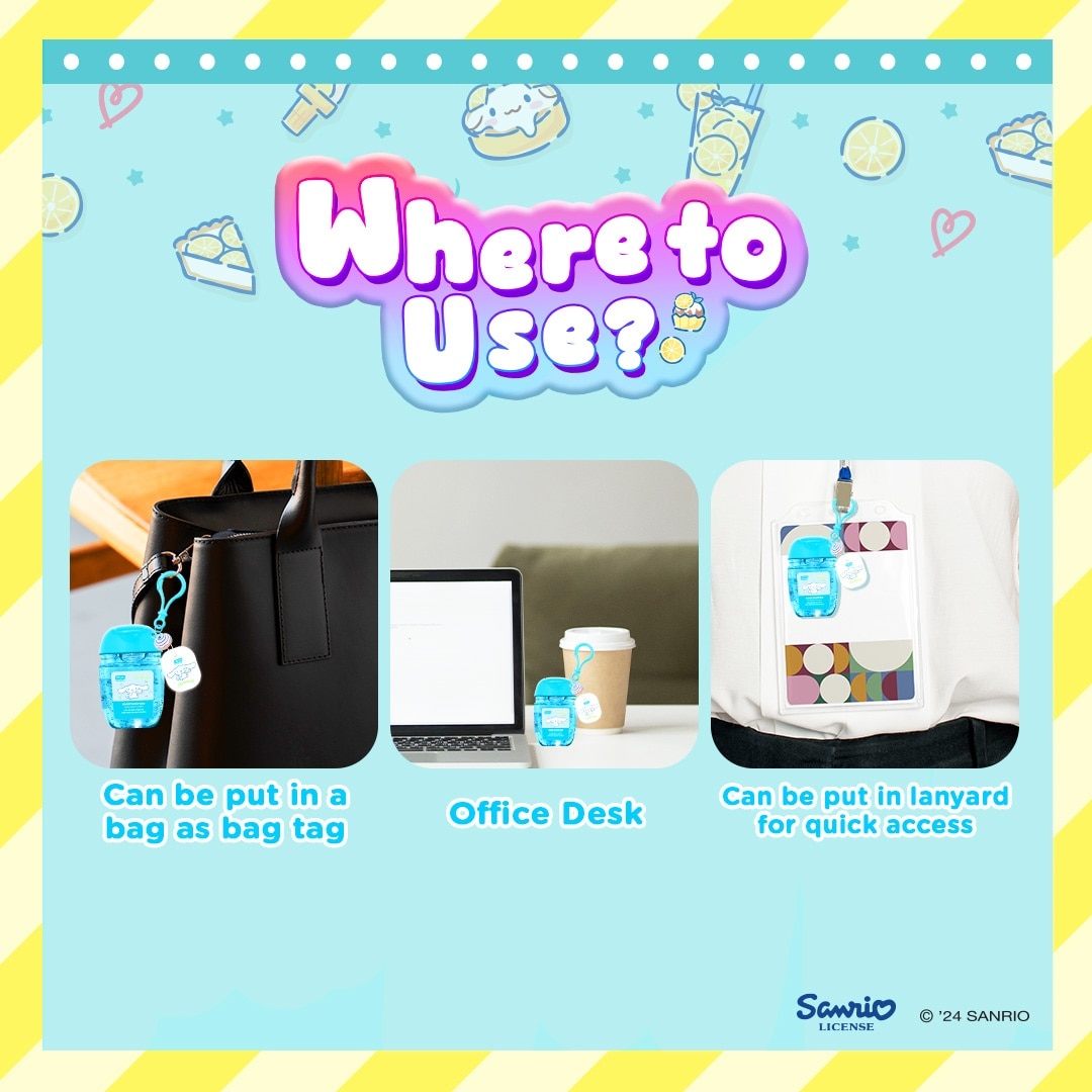 FRESH with Sanrio Cinnamoroll Hand Sanitizer 30mL