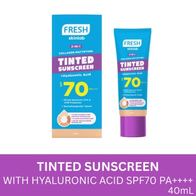 FRESH FRESH Skinlab 2 in 1 Collagen Mattifying Tinted Sunscreen SPF 70 40mL