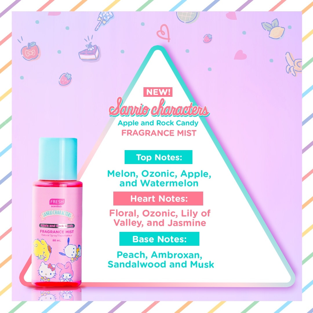 FRESH Sanrio Apple and Rock Candy Fragrance Mist 88 mL