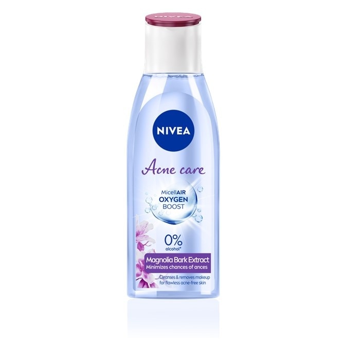 NIVEA Face Cleanser Acne Care Oxygen Boost Micellar Water 0% 200ml